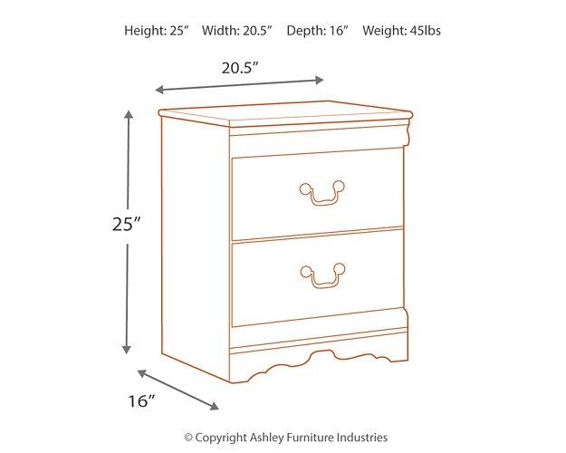 Anarasia Nightstand - U&U Home Budget Furniture (Carteret, NJ)