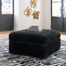 Midnight-Madness Oversized Accent Ottoman - U&U Home Budget Furniture (Carteret, NJ)