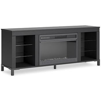 Cayberry 60" TV Stand with Electric Fireplace - U&U Home Budget Furniture (Carteret, NJ)