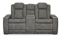Next-Gen DuraPella Power Reclining Loveseat with Console - U&U Home Budget Furniture (Carteret, NJ)