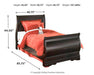 Huey Vineyard Bedroom Set - U&U Home Budget Furniture (Carteret, NJ)