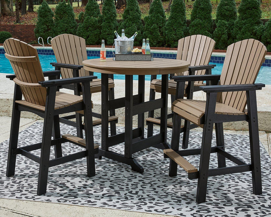 Fairen Trail Outdoor Dining Set - U&U Home Budget Furniture (Carteret, NJ)