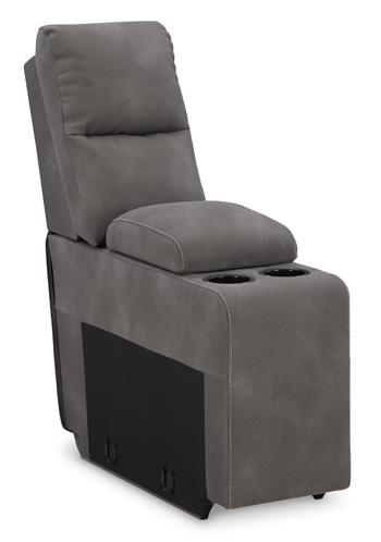 Next-Gen DuraPella Power Reclining Sectional Loveseat with Console - U&U Home Budget Furniture (Carteret, NJ)