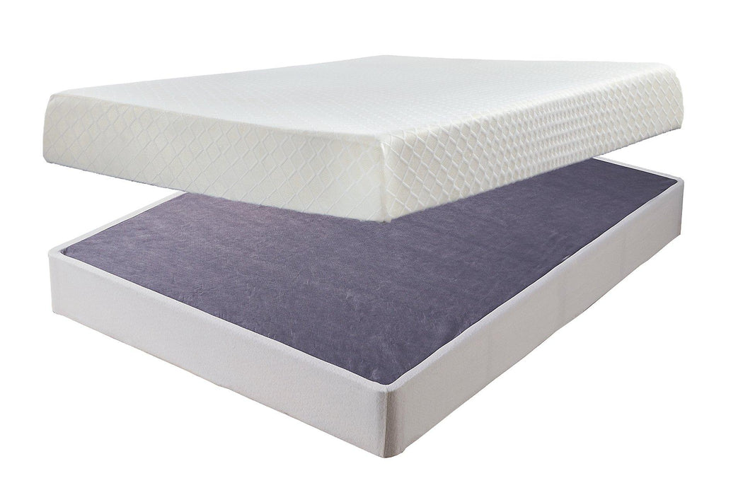 10 Inch Chime Memory Foam Mattress Set - U&U Home Budget Furniture (Carteret, NJ)