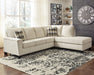 Abinger 2-Piece Sectional with Chaise - U&U Home Budget Furniture (Carteret, NJ)