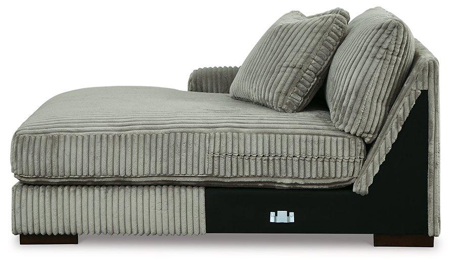 Lindyn Sectional with Double Chaise - U&U Home Budget Furniture (Carteret, NJ)