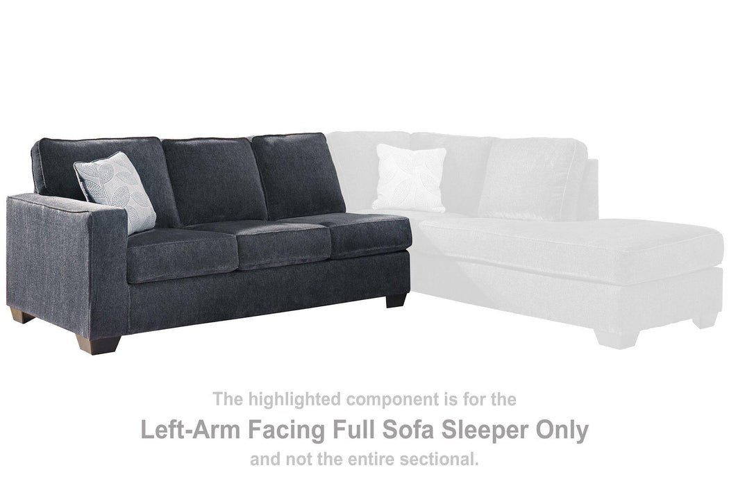 Altari Sleeper Sectional with Chaise - U&U Home Budget Furniture (Carteret, NJ)