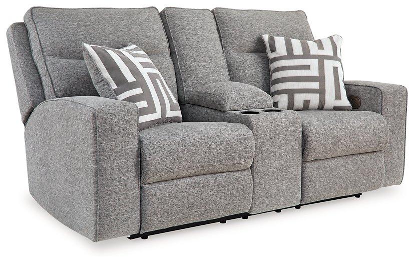 Biscoe Power Reclining Loveseat - U&U Home Budget Furniture (Carteret, NJ)