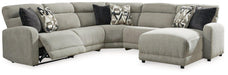 Colleyville Power Reclining Sectional with Chaise - U&U Home Budget Furniture (Carteret, NJ)