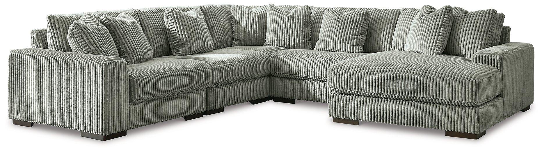 Lindyn Sectional with Chaise - U&U Home Budget Furniture (Carteret, NJ)