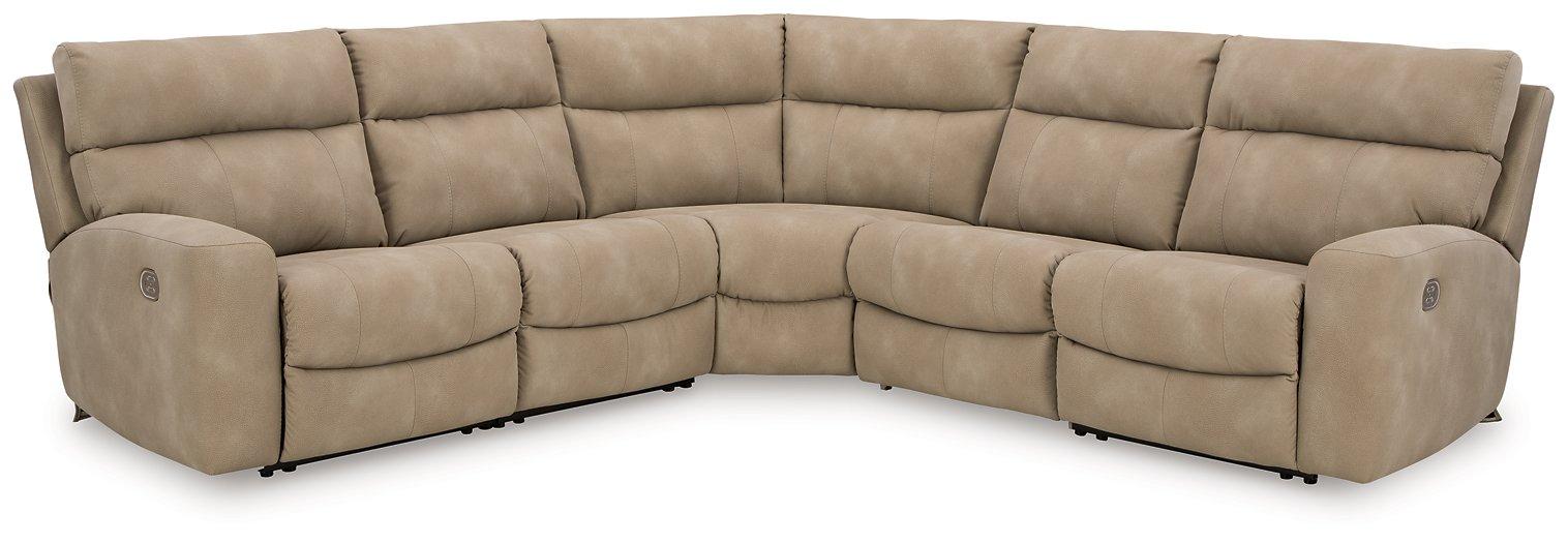 Next-Gen DuraPella Power Reclining Sectional - U&U Home Budget Furniture (Carteret, NJ)
