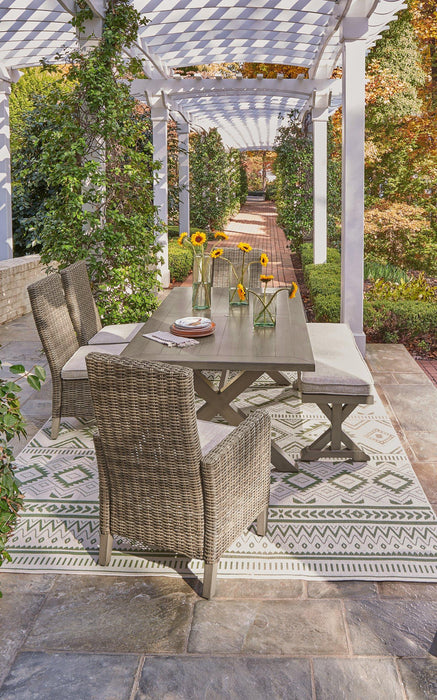 Beachcroft Outdoor Dining Set - U&U Home Budget Furniture (Carteret, NJ)