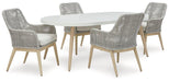 Seton Creek Outdoor Dining Package - U&U Home Budget Furniture (Carteret, NJ)