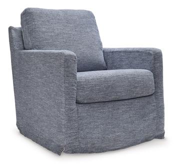Nenana Next-Gen Nuvella Swivel Glider Accent Chair - U&U Home Budget Furniture (Carteret, NJ)