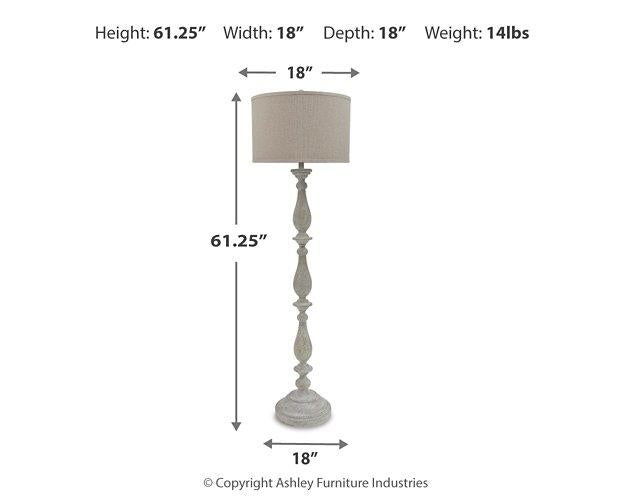 Bernadate Lamp Set - U&U Home Budget Furniture (Carteret, NJ)