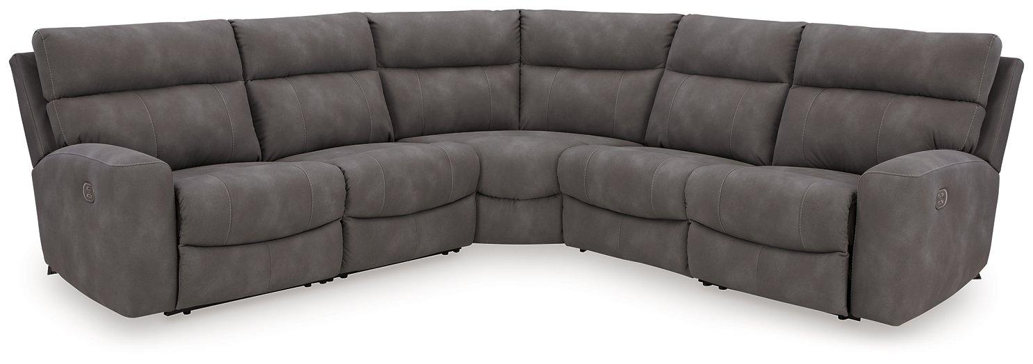 Next-Gen DuraPella Power Reclining Sectional - U&U Home Budget Furniture (Carteret, NJ)