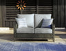 Elite Park Outdoor Loveseat, Lounge Chairs and Cocktail Table - U&U Home Budget Furniture (Carteret, NJ)