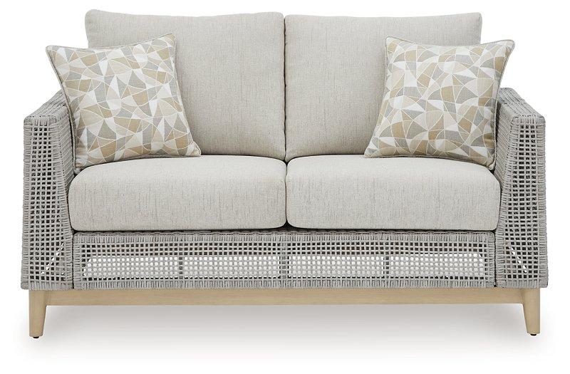Seton Creek Outdoor Seating Set - U&U Home Budget Furniture (Carteret, NJ)