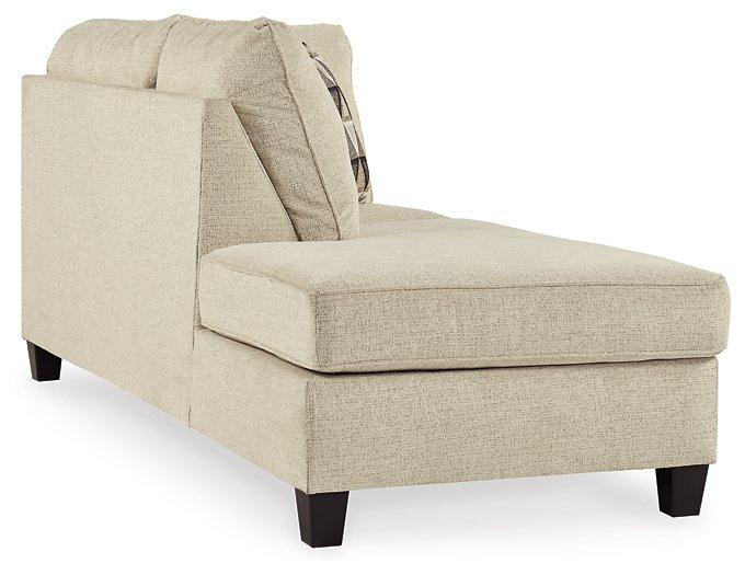 Abinger 2-Piece Sectional with Chaise - U&U Home Budget Furniture (Carteret, NJ)