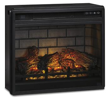 Wildenauer 76" TV Stand with Electric Fireplace - U&U Home Budget Furniture (Carteret, NJ)