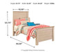 Willowton Bedroom Set - U&U Home Budget Furniture (Carteret, NJ)