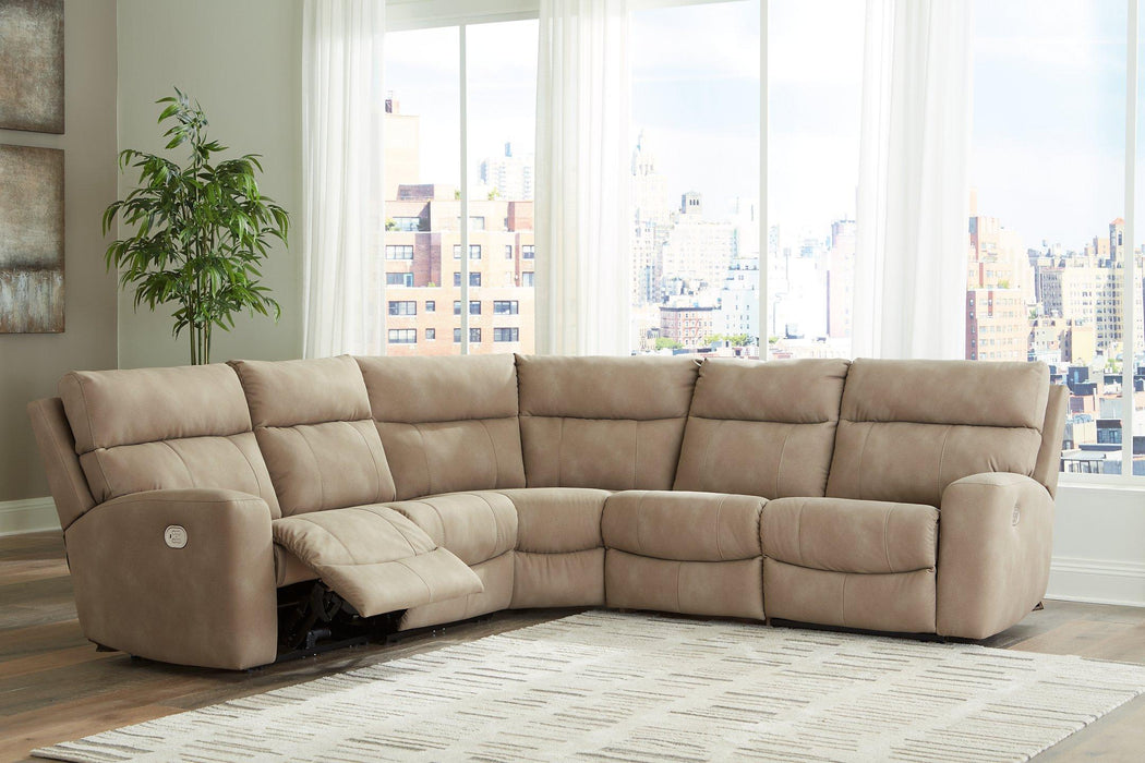 Next-Gen DuraPella Power Reclining Sectional - U&U Home Budget Furniture (Carteret, NJ)