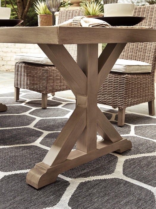 Beachcroft Outdoor Dining Set - U&U Home Budget Furniture (Carteret, NJ)