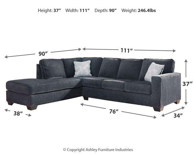 Altari Sectional with Chaise - U&U Home Budget Furniture (Carteret, NJ)