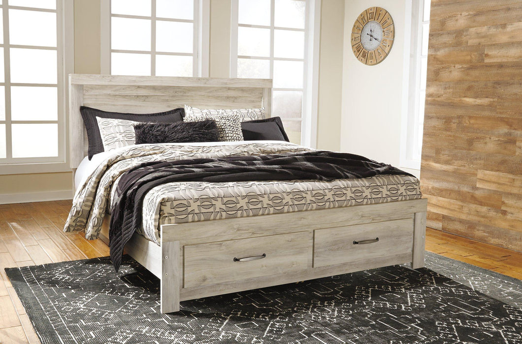 Bellaby Bed with 2 Storage Drawers - U&U Home Budget Furniture (Carteret, NJ)