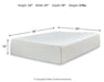 Chime 12 Inch Memory Foam Mattress in a Box - U&U Home Budget Furniture (Carteret, NJ)