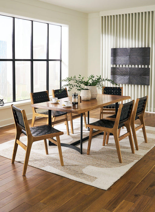 Fortmaine Dining Package - U&U Home Budget Furniture (Carteret, NJ)