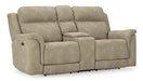 Next-Gen DuraPella Power Reclining Loveseat with Console - U&U Home Budget Furniture (Carteret, NJ)