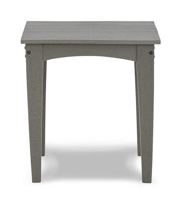 Visola Outdoor Adirondack Chair Set with End Table - U&U Home Budget Furniture (Carteret, NJ)