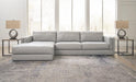 Amiata Sectional with Chaise - U&U Home Budget Furniture (Carteret, NJ)