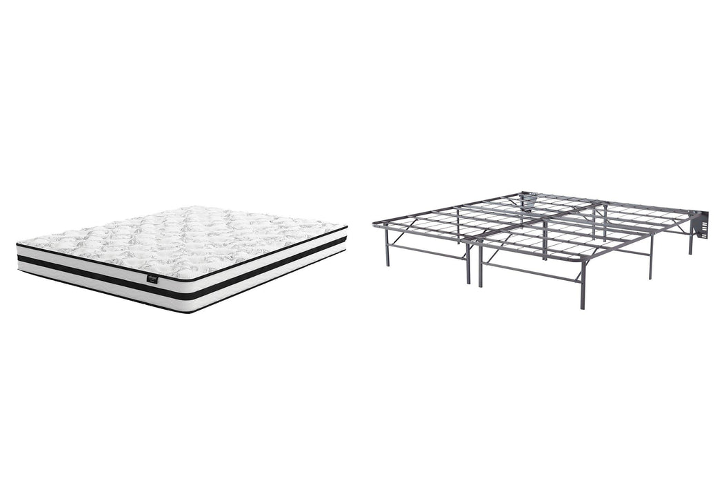 8 Inch Chime Innerspring Mattress Set - U&U Home Budget Furniture (Carteret, NJ)