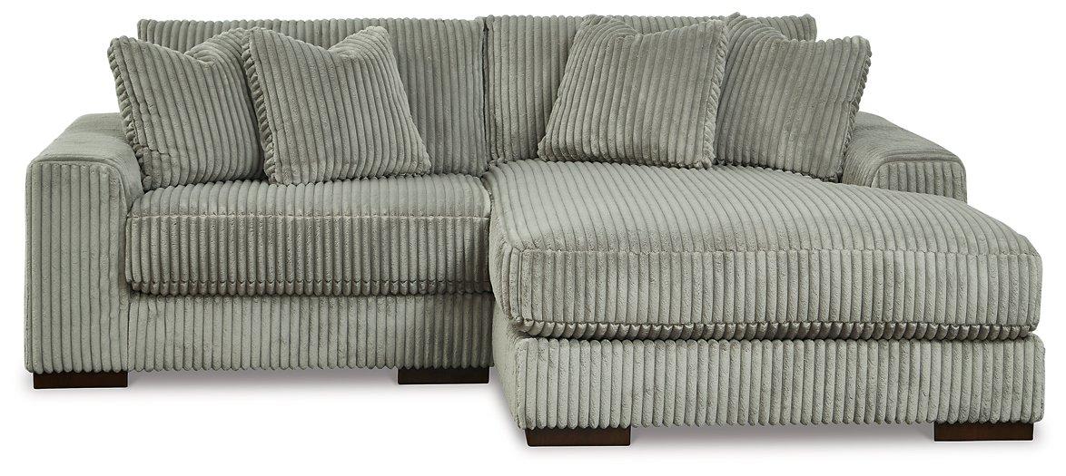 Lindyn Sectional with Chaise - U&U Home Budget Furniture (Carteret, NJ)