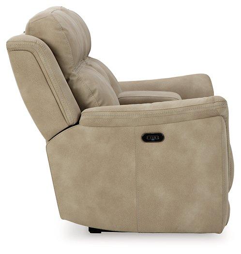 Next-Gen DuraPella Power Reclining Loveseat with Console - U&U Home Budget Furniture (Carteret, NJ)