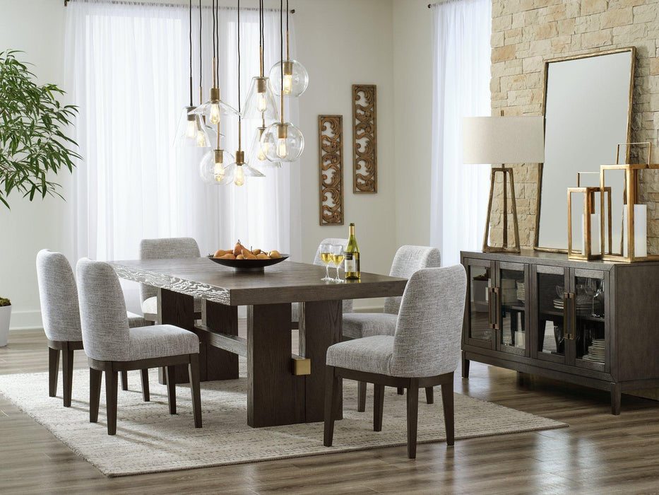 Burkhaus Dining Room Set - U&U Home Budget Furniture (Carteret, NJ)