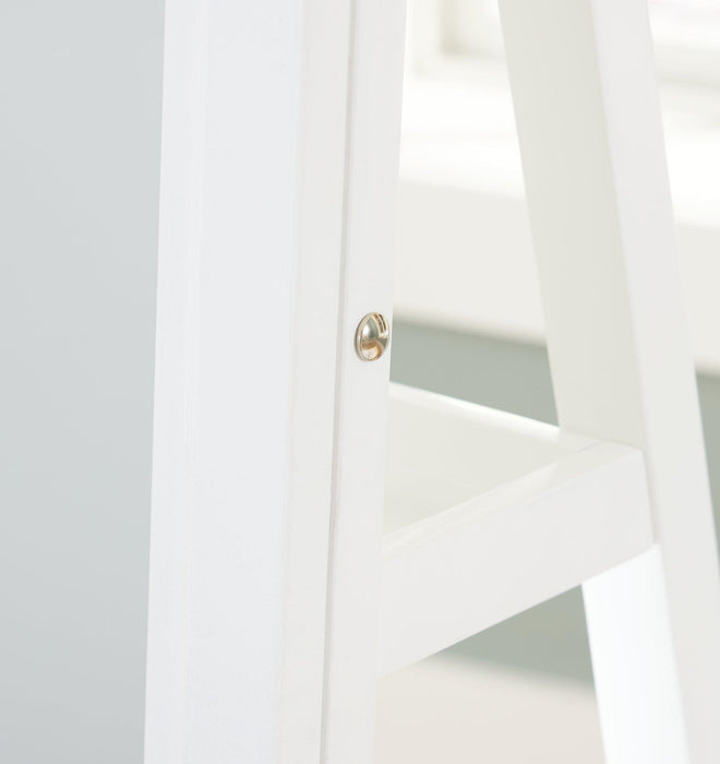Evesen Floor Standing Mirror/Storage - U&U Home Budget Furniture (Carteret, NJ)