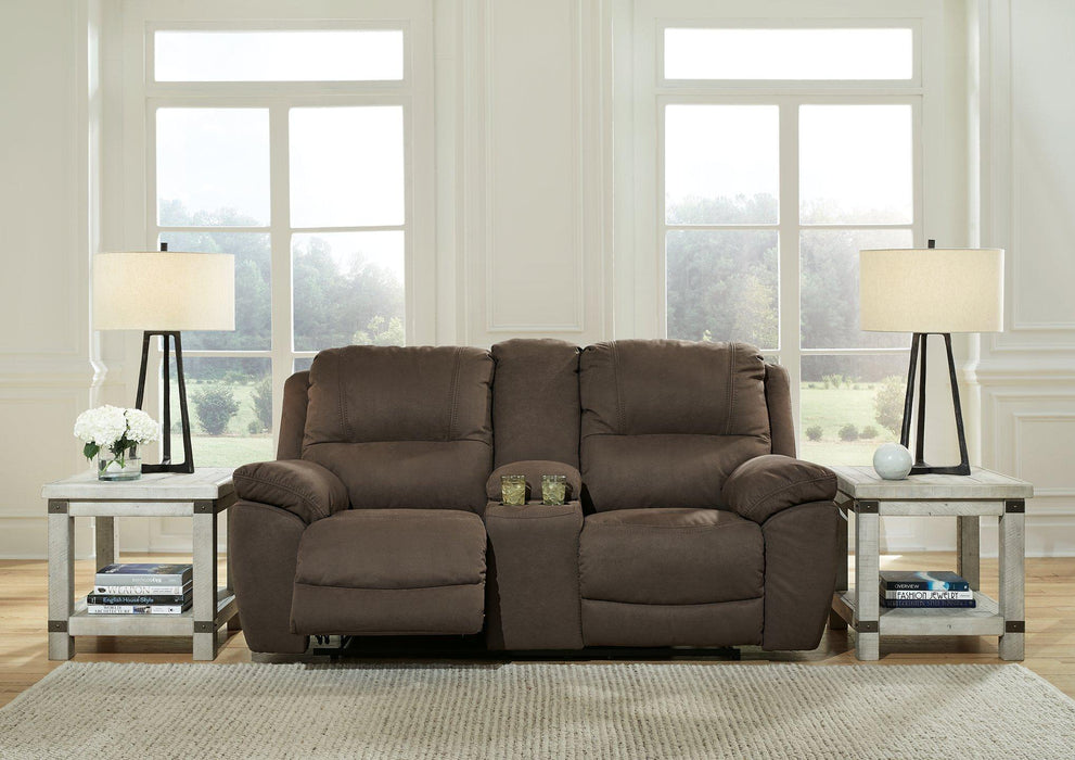 Next-Gen Gaucho Reclining Loveseat with Console - U&U Home Budget Furniture (Carteret, NJ)