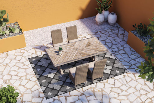 Beachcroft Outdoor Dining Set - U&U Home Budget Furniture (Carteret, NJ)