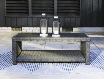 Elite Park Outdoor Occasional Table Set - U&U Home Budget Furniture (Carteret, NJ)