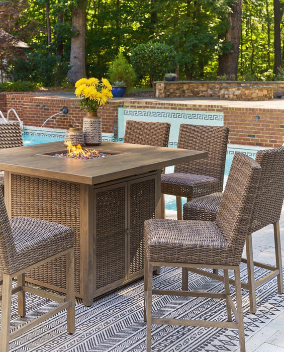 Walton Bridge Outdoor Dining Set - U&U Home Budget Furniture (Carteret, NJ)