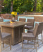 Walton Bridge Outdoor Dining Set - U&U Home Budget Furniture (Carteret, NJ)