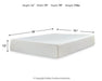 Chime 12 Inch Memory Foam Mattress in a Box - U&U Home Budget Furniture (Carteret, NJ)