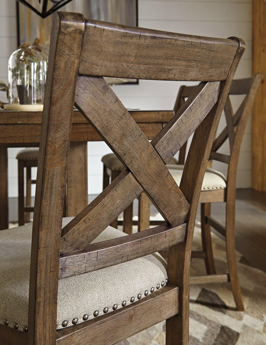 Moriville Counter Height Dining Set - U&U Home Budget Furniture (Carteret, NJ)