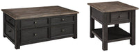Tyler Creek Table Set - U&U Home Budget Furniture (Carteret, NJ)