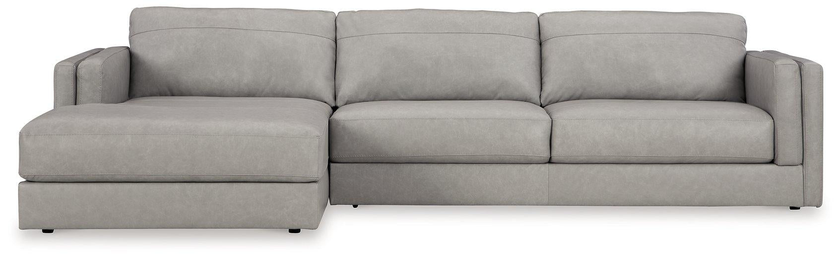 Amiata Sectional with Chaise - U&U Home Budget Furniture (Carteret, NJ)