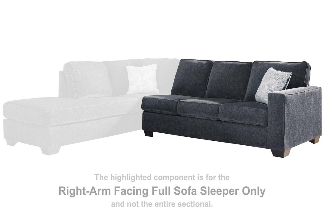 Altari Sleeper Sectional with Chaise - U&U Home Budget Furniture (Carteret, NJ)