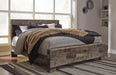Derekson Bed with 2 Side Storage - U&U Home Budget Furniture (Carteret, NJ)